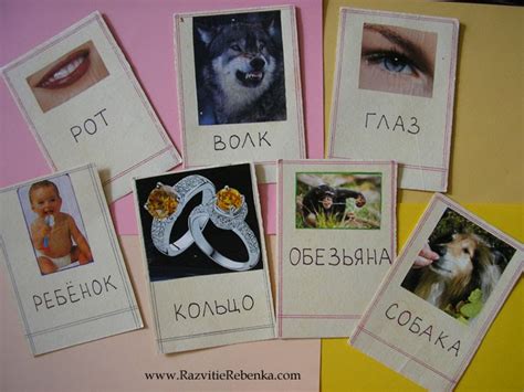 РАЗВИТИЕ РЕБЕНКА: Игры с карточками