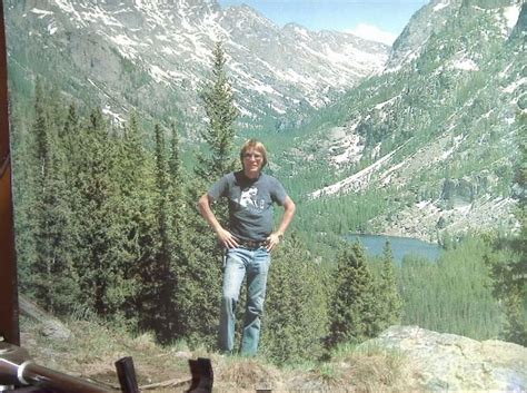 Great Picture Of John By His Beloved Colorado Rocky Mountains