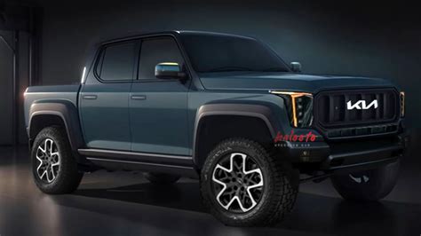 Sarà così il primo pick up di Kia Ecco un render del Tasman 2025