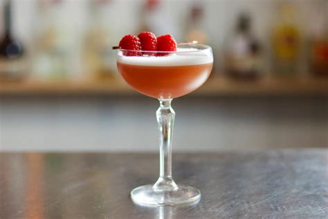 French Martini Made Using Chambord Black Raspberry Liqueur