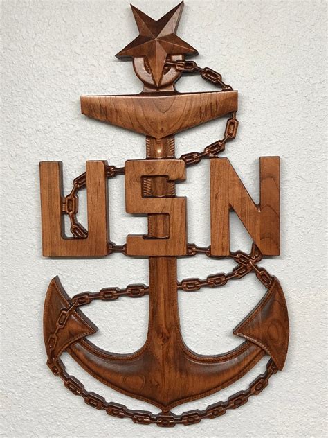 Usn Chief And Senior Chief Anchors Etsy