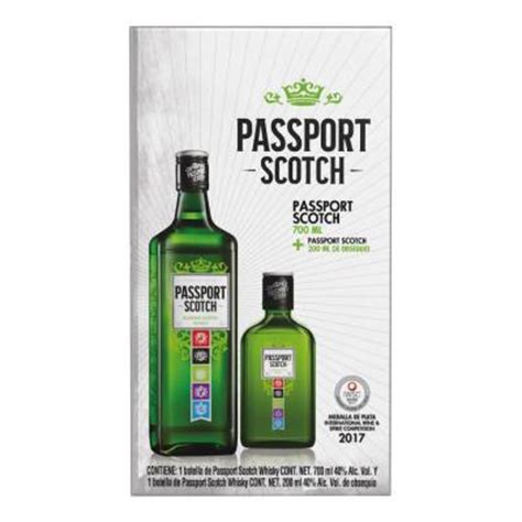 Whisky Passport Scotch Escoc S Ml Botella De Ml Walmart