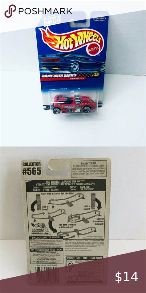 Hot Wheels Mattel Game Over Twin Mill Toy Car Hot Wheels Mattel Toy Car