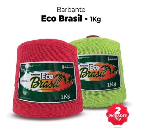 Kit 2 Barbante Eco Brasil Soberano 1kg Fio 6 Ou 8 Parcelamento Sem Juros