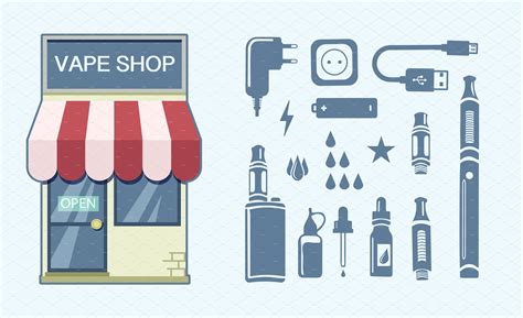 Vape Shop Vape Icon Vector Icons Illustrator Graphics Creative Market