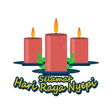 La Luz De Las Velas En Selamat Hari Raya Nyepi Planta Silencio Png