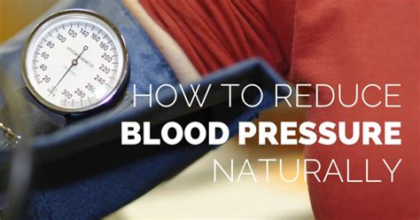 Reduce Your Blood Pressure Naturally Beingwell