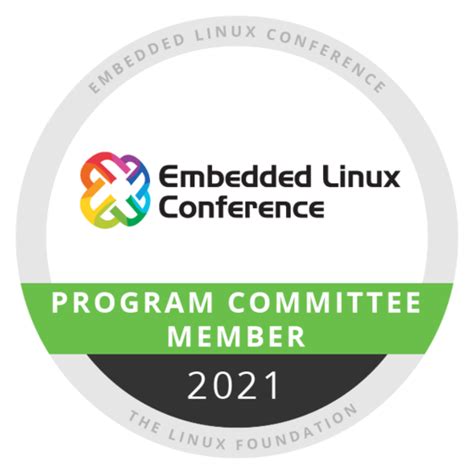 Program Committee Member Embedded Linux Conference 2021 Credly