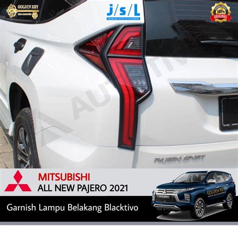 Jual JSL Garnish Belakang All New Pajero 2021 Tail Lamp Garnish