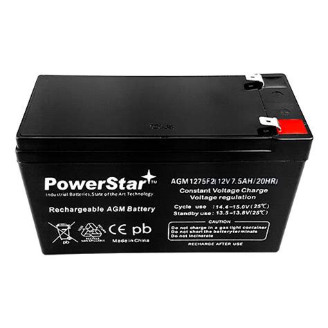 12v 7 5 Battery For APC RBC17 LS700 12 Volt 7 5Ah Smart UPS Units EBay