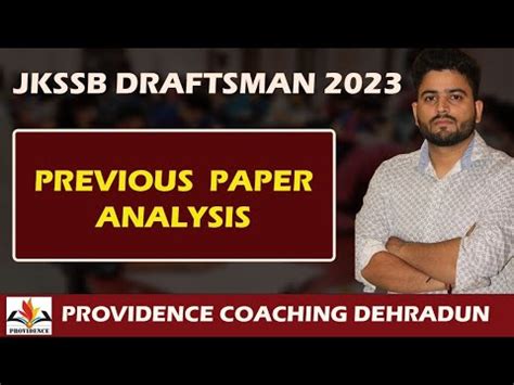 Jkssb Draftsman Civil Previous Year Question Paper Analysis Jkssb