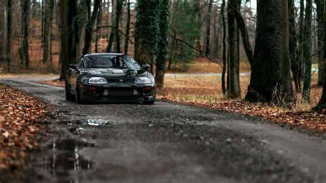 black toyota supra jdm car in forest hd JDM Wallpapers | HD Wallpapers | ID #41940