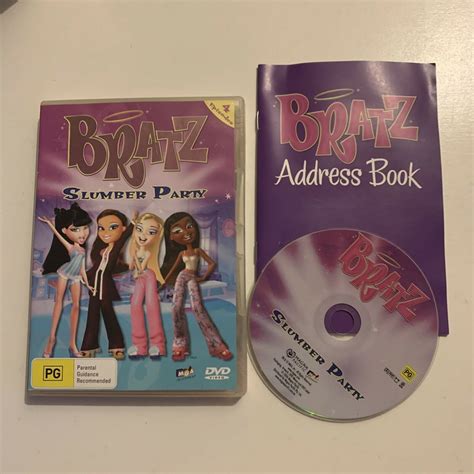 Bratz Slumber Party Dvd 2006 With Address Book Region 4 Retro Unit