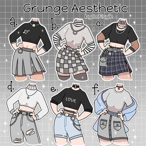 🖤🖤🖤 Which among these grunge outfits would you wear? 🤔 !STORY REPOSTS ...