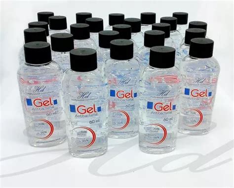 Gel Antibacterial 60ml Hollywood Cosmetcis 24 Piezas Fragancia