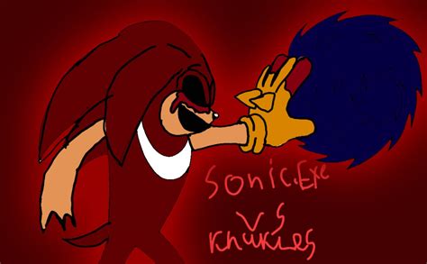 Sonic EXE VS Knuckles Soul Battle From Humanity by AlinaWerewolf on ...