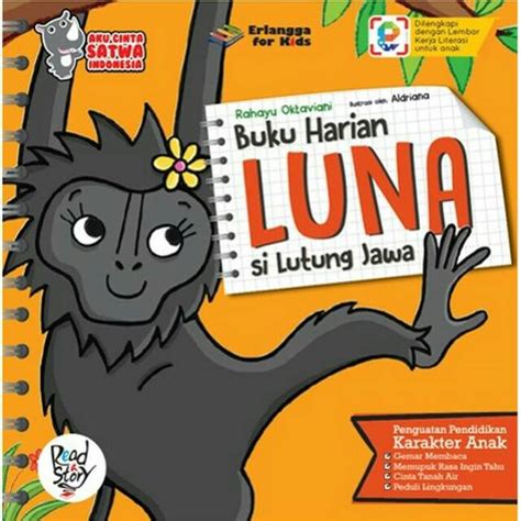 Jual Buku Erlangga Seri Satwa Indonesia Luna Si Lutung Jawa