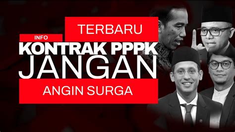 Info Terbaru Soal Kontrak Pppk Semoga Bukan Angin Sruga Hingga Solusi