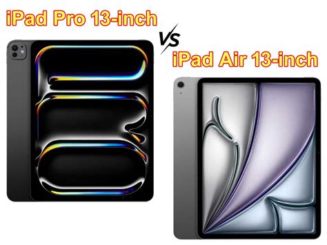 Apple iPad Pro 13-inch vs iPad Air 13-inch: Camera, processor and other specs compared - Check ...