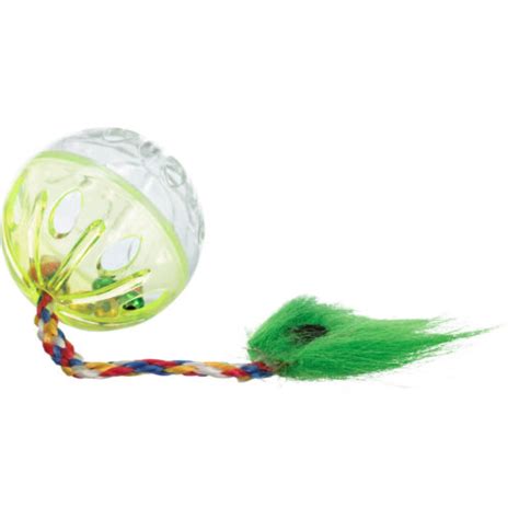 Serie De 2 Pelotas Sonajero Con Cola Bestia Peluda Pets