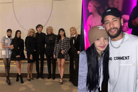 Blackpink Met With French First Lady Brigitte Macron Lisa Posed With