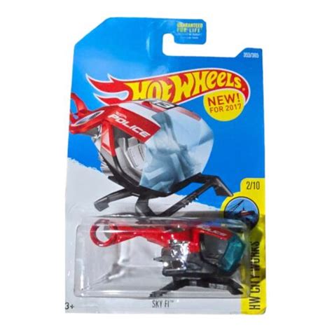 Hot Wheels HW City Works Series SKY FI Police Helicopter EBay