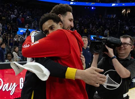 Warriors Klay Thompson Sends Message To Jordan Poole Inside The Warriors