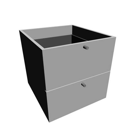 EXPEDIT Insert with 2 drawers, white - Design and Decorate Your Room in 3D