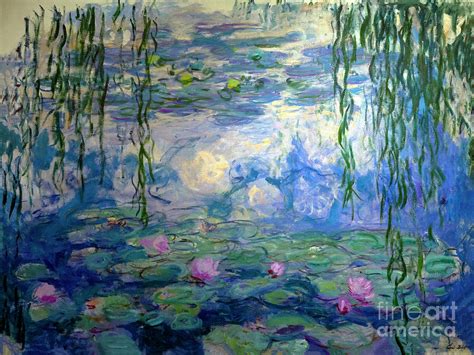 Water Lilies, Nympheas, By Claude Monet, Musee Marmottan Monet ...