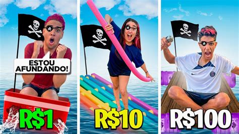 QUEM FIZER O MELHOR BARCO VENCE Afundamos YouTube