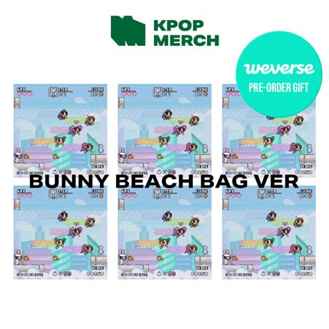 Weverse Gift NewJeans 2nd EP Album GET UP Bunny Beach Bag Ver