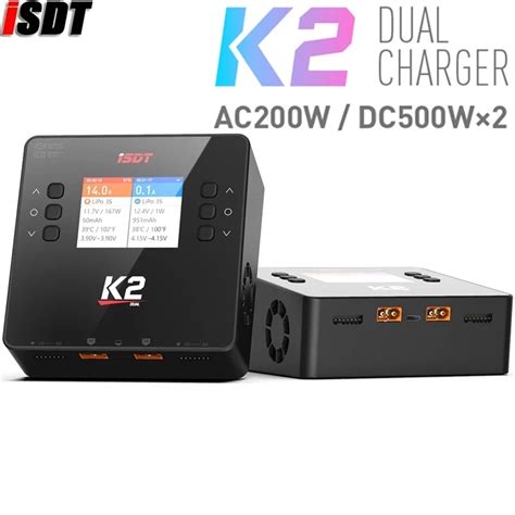 ISDT K2 AC 200W DC 500W X2 Podw Jny Kana Inteligentna Bateria Bilans