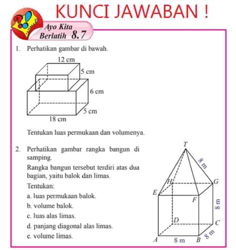 Kunci Jawaban Matematika Kelas Halaman Semester Ayo