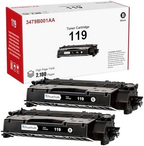 Amazon.com: 119 High-Yield Black Toner Cartridge 2-Pack Replacement for ...