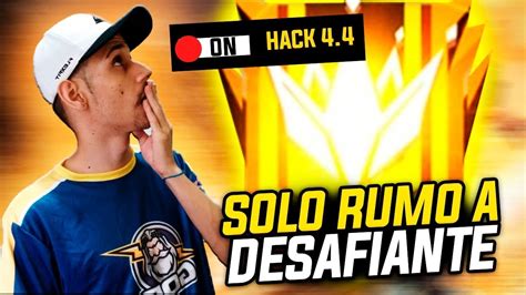 AO VIVO FREE FIRE NOVO HACKER 4 4 4 SOLO RUMO A DESAFIANTE 220K