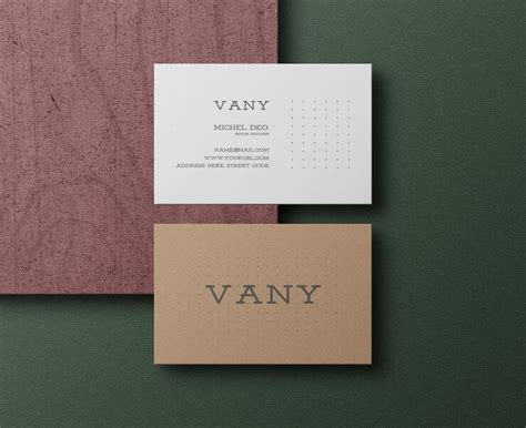 Premium Psd Elegant Business Card Mockup