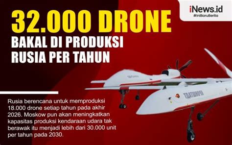 Infografis Rusia Bakal Produksi Drone Per Tahun