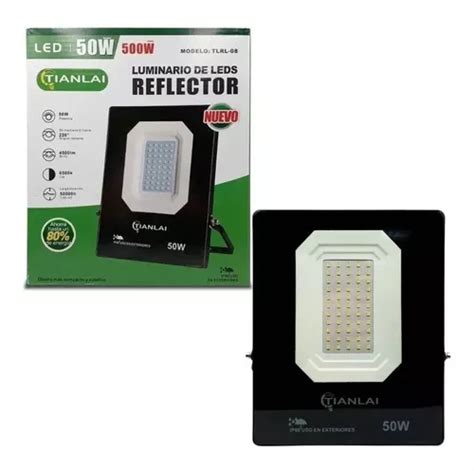 Reflector Led De Watts Exterior Ultra Delgado Lm C S Carcasa