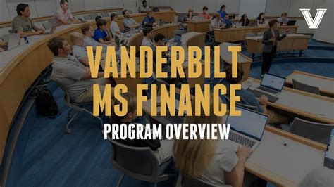 Discover Vanderbilts Ms Finance Degree Jumpstart Your Finance Career Youtube