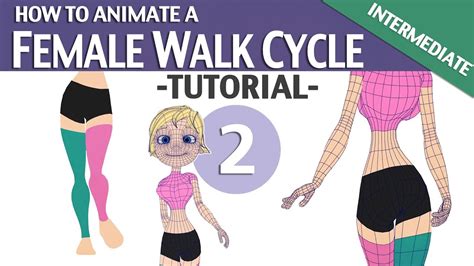 20 Best Human Walk Cycle Animation Tutorials For Beginners 2d And 3d