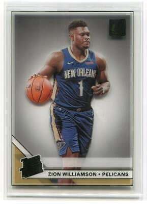 Clearly Donruss Gold Zion Williamson Rr Rated Rookie Ebay