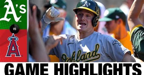 Angels Vs Athletics Highlights Los Angeles Times