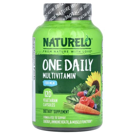 Naturelo One Daily Multivitamin For Men Vegetarian Capsules