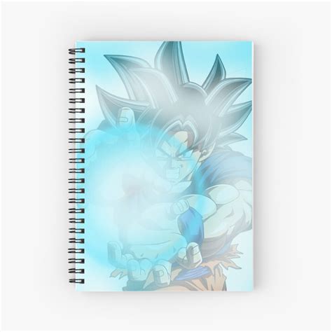 Cuaderno De Espiral Goku Ultra Instinto Kamehameha De Ralex495