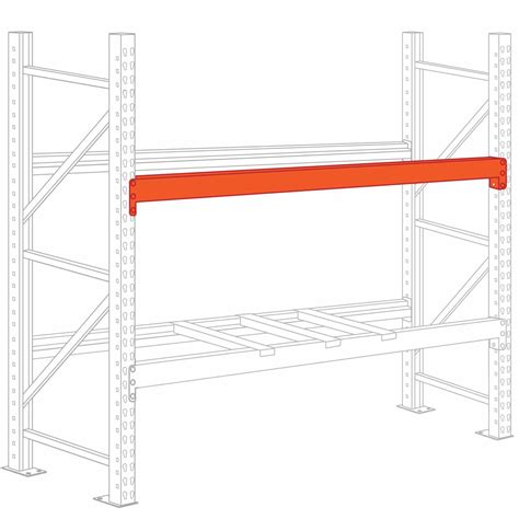 S120 Pallet Rack Beam 120 W Heavy Duty Teardrop Beam Lyon