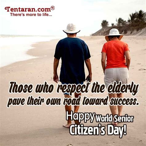 Happy World Senior Citizens Day Respect The Elderly Elderly Person