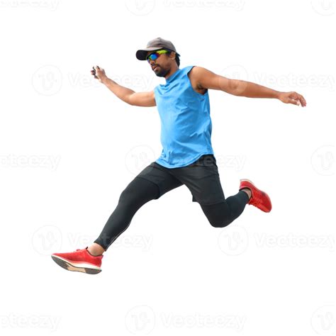 Athletic Man Jumping 16457756 PNG