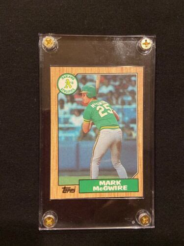 Mark Mcgwire 1987 Rookie Card 366 Ebay