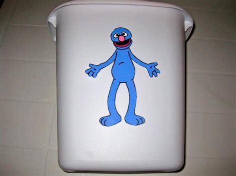 Sesame Street Grover Trash Can