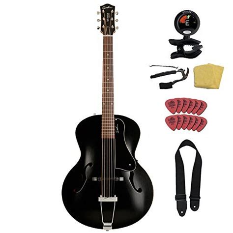 Godin 5th Avenue Black Archtop Jazz Style Acoustic Guitar Vault